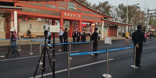 智神科技“人工智能测温”助力 2022第五届绍兴马拉松赛